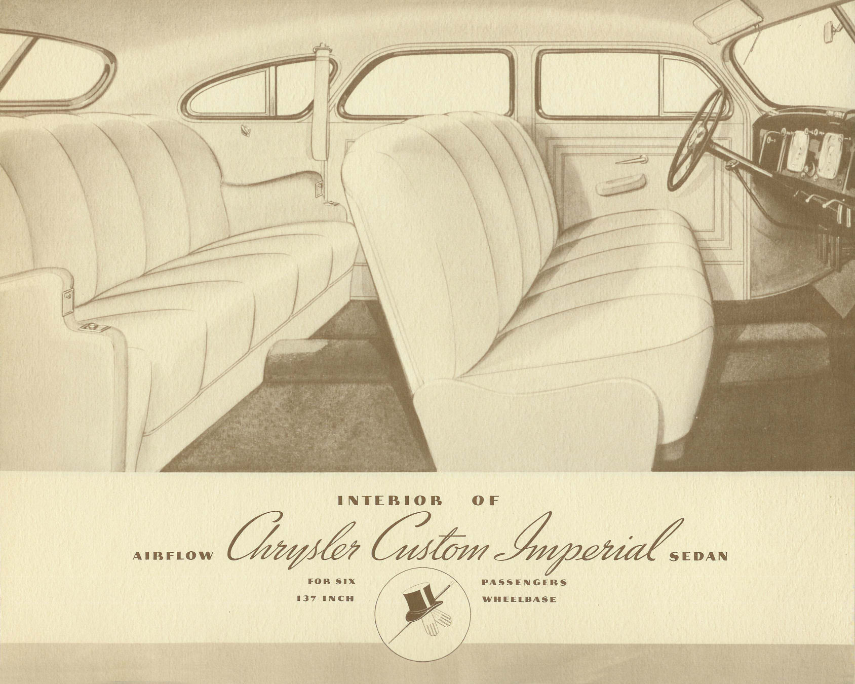 1934 Chrysler Imperial Airflow Limo Brochure Page 8
